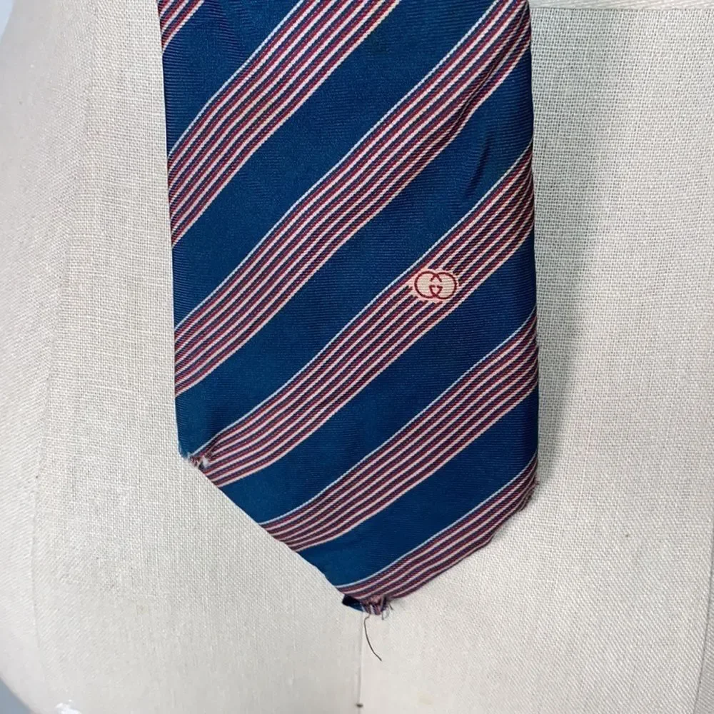 Vintage GUCCI retro stripe 60s scarf
